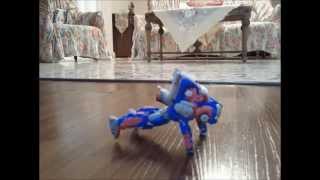 TRANSFORMERS 4 STOP MOTION OPTIMUS VS LOCKDOWN [upl. by Stephanie]