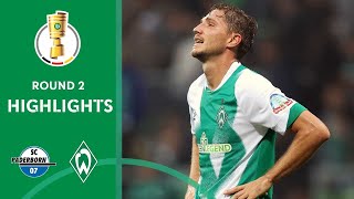 Penalties kick Bremen out  SC Paderborn vs Werder Bremen 76  Highlights  DFBPokal Round 2 [upl. by Anesor131]