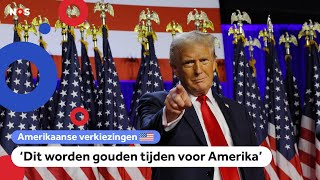 Donald Trump wint Amerikaanse verkiezingen [upl. by Remmus281]