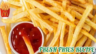 How are McDonalds French Fries Recipe By Kitchen With Rafia Altaf Crispy French Fries Recipe [upl. by Yolanthe]