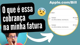 Cobrança na minha fatura Applecombill [upl. by Nanji681]