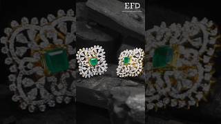 EFD BY TIBARUMAL  traditional earrings by lab grown diamond 💎📞9000010703  7670800200 explore [upl. by Swee]