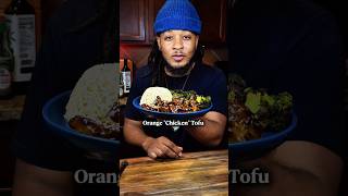 Orange quotChickenquot Tofu plantbased cooking tofu veganfood orangechicken food recipe [upl. by Riker]