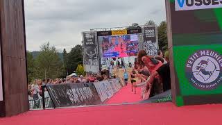 Arrivée victorieuse de Noah Servais sur le Triathlon D O de Gérardmer [upl. by Erreid]