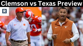 Clemson vs Texas Game Preview  College Football Picks and Predictions [upl. by Dunning]