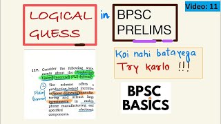 Maximize Your BPSC 70th Prelims Score with Strategic Guessing 📈✨Part11 [upl. by Ayenet]