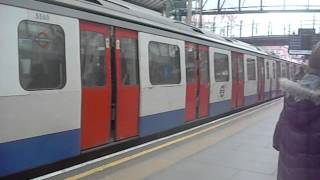 London Underground  C Stock  Earls Court 3x Door Closing [upl. by Onyx]