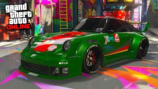 COMET RETRO CUSTOM Customization Ruf Turbo R  GTA 5 Online Bennys Cars Customization [upl. by Ahsini]