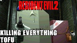 Resident Evil 2 Tofu Scenario 4th Survivor Kill All With Knife Clear [upl. by Juni]