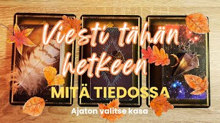 Viesti tähän hetkeen  mitä tiedossa ✨️🔮✨️ ajaton valitse kasa ✨️🔮✨️ [upl. by Retsev]