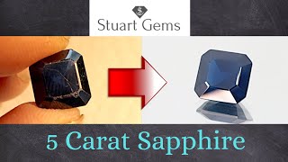 Repairing a Damaged 5 carat Sapphire [upl. by Mailiw]