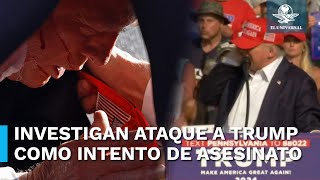 Atentado contra Donald Trump es investigado como intento de asesinato [upl. by Ahseral750]