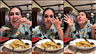 Zarina Anjoulie  BorakBorak Pasal Makan Oyster Cicah Budu Is The Best 😃 [upl. by Koorb]