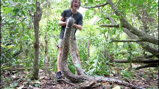 Surviving the GIANT SNAKE JUNGLE of BORNEO Pt4 [upl. by Eicam]