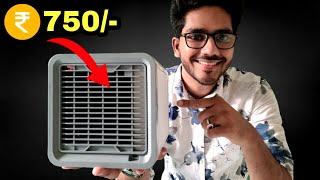 Smallest Portable Air Cooler 2024 😱 GIVEAWAY Alert 🔥 Unboxing amp Review [upl. by Nwaf]