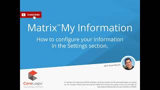 Matrix Settings  My Information [upl. by Alister]