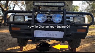 How To Change Your Toyota HiLux Engine Oil Guide [upl. by Attaynik]