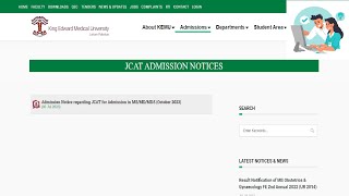 Application procedure of JCAT for Admission in MSMDMDS  Joint Centralized Admission Test [upl. by Amberly342]