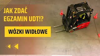 Jak zdać Egzamin UDTWÓZEK WIDŁOWY część praktyczna 👷🏿❗❗ [upl. by Robenia334]