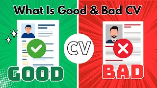 CV Makeover Good vs Bad CV Exposed [upl. by Gentes]