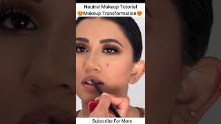 Neutral Makeup Tutorial shorts shortvideo makeuptutorial makeup bridal eyemakeup bridalmakeup [upl. by Busey]