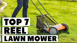 Best Reel Lawn Mowers for Every Lawn Size in 2024 [upl. by Leugar]