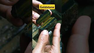 Goldstonecut green stone with gold stripes spotify music song batuakik [upl. by Acirdna841]