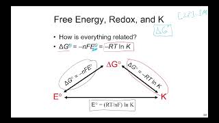 Relating Cell Potential to Gibbs Free Energy  The Nernst Equation [upl. by Broddy]