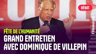 Grand entretien avec Dominique de Villepin [upl. by Einehpets]