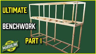 ULTIMATE Benchwork Build for my model railroad PART I [upl. by Hansiain]