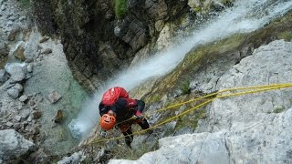 Canyoning Slovenia  Predelica Globoski potok Brussine  Italy [upl. by Germin]