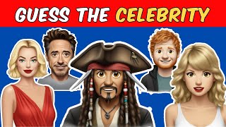 Guess The Celebrity by Emoji 🤔🌟  Celebrity Quiz [upl. by Borroff]