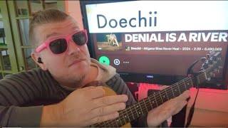 How To Play DENIAL IS A RIVER  Doechii Guitar Tutorial Beginner Lesson [upl. by Drallim391]