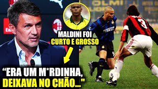 🚨 EITA Olha o que o MALDINI E OUTROS ZAGUEIROS LENDÁRIOS FALARAM DE RONALDO FENÔMENO HOJE [upl. by Gervais]