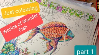 Just colouring with Saniheartcolours  WoW Fish part 1 [upl. by Clarhe154]