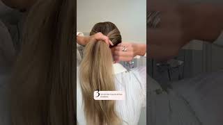 🐚Nem og elegant frisure  håropsætning hairstyle hairtutorial hairideas hairinspiration [upl. by Eenwahs]