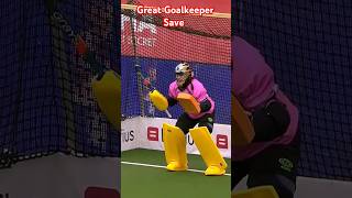 GREAT HOCKEY GOALKEEPER SAVE great hockey goalkeeper save shorts hockeyfans share ytshorts [upl. by Lletnahs]