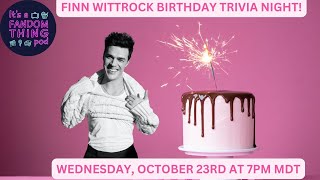 Finn Wittrock Birthday Trivia Night [upl. by Ahsikram]