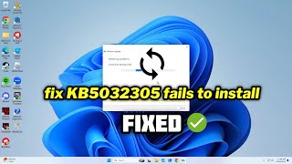 FIXED KB5032305 fails to install in Windows 11 [upl. by Vrablik]