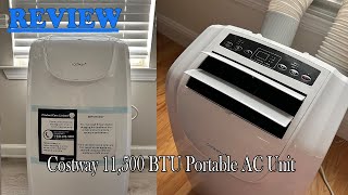 COSTWAY 11500 BTU Portable Air Conditioner Review  Watch before ordering [upl. by Egiaf]