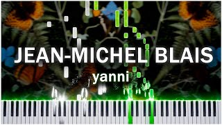 yanni JeanMichel Blais 【 PIANO TUTORIAL 】 [upl. by Yajnas]