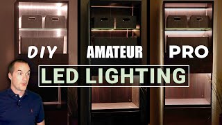 LED Strip Lighting Installs Beginner Intermediate and Expert Level [upl. by Lizzy]