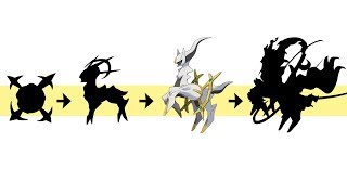 Arceus Evolution  Pokemon Gen 8 Fanart 34 [upl. by Yolanda]