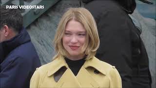 Léa Seydoux James Bond Spectre  Mission Impossible  Paris Fashion Week 6 march 2023 show Vuitton [upl. by Ahsie363]