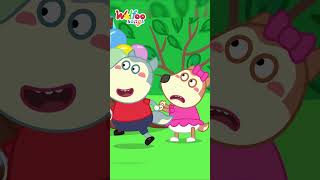 Daddy Finger Where Are You  Finger Family  Wolfoo Song baby shorts nurseryrhymes [upl. by Nibbor748]