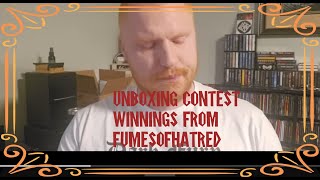 FumesofHatred contest winnings unboxing from the cupboard under the stairs May include sketch [upl. by Ilrak]