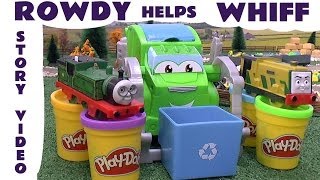 Thomas And Friends Whiff And Scruff Get Help From Rowdy The Garbage Truck [upl. by Niwled]