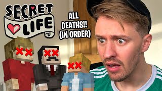 REACTING To Every DEATH In SECRET LIFE SMP Deaths In Order [upl. by Thomasina827]