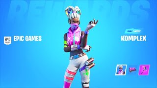 NEW Komplex FREE Skin How To Unlock Free Rewards Fortnite Battle Royale [upl. by Litch]