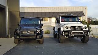 G550 and G63 4x4 Squared Side by Side [upl. by Bhayani]